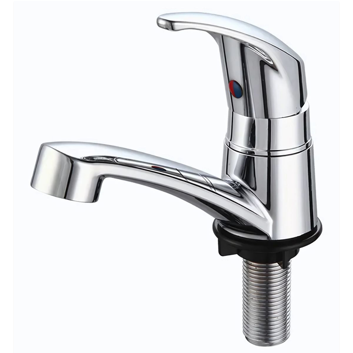 Llave De Lavamanos Individual. Grifo para Lavabo. Pluma agua fría y caliente.