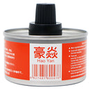 Fuego instantaneo Lata de Combustible para chafing dish y Catering. Combustible enlatado para calentar alimentos. Mecha de 2 horas (Pack de 72 Unds)