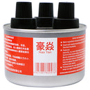 Fuego instantaneo Lata de Combustible para chafing dish y Catering. Combustible enlatado para calentar alimentos. 3 mechas de 2 horas (Pack de 48 Unds)