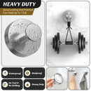 Gancho toallero de acero inoxidable. Acabado cromado con ventosa o chupon. Gancho para guindar. (Set de 2 piezas)