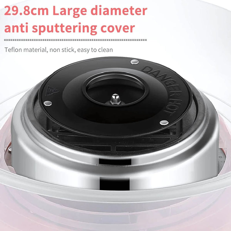 Máquina de algodón de azúcar 550W. Color rosado.