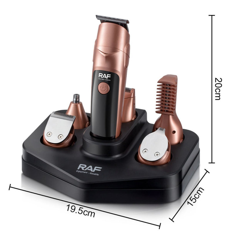 Cortadora de Cabello Eléctrica 600mAh. Inalámbrico. Ideal para Barbero. Incluye Base y accesorios.