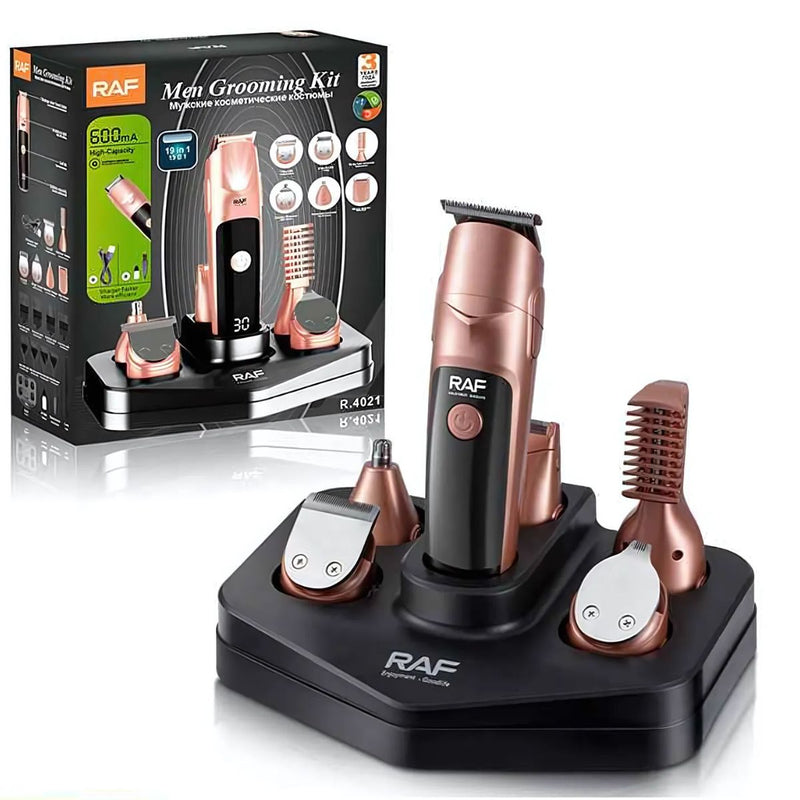 Cortadora de Cabello Eléctrica 600mAh. Inalámbrico. Ideal para Barbero. Incluye Base y accesorios.