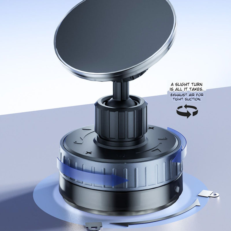 Soporte magnético para teléfono con succión al vacío. Base para Celulares con imán.