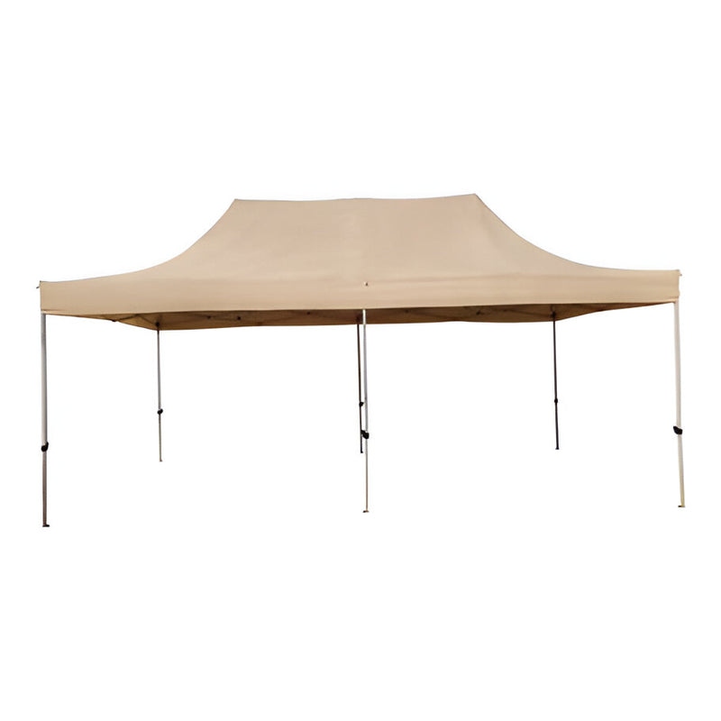Tolda Gazebo Plegable. 3X6 M. Incluye Tubos. Color Crema. Carpa