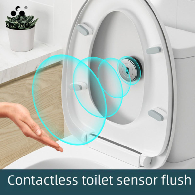 Sensor De Descarga sin contacto Para Inodoro de palanca. Fluxómetro automático con sensor para sanitario.