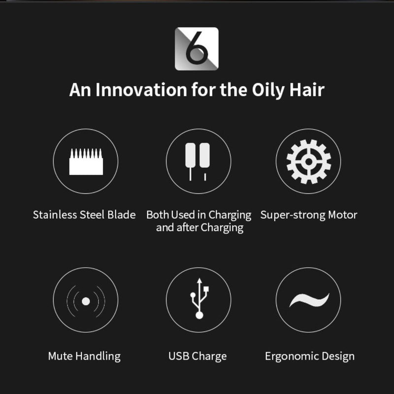 Cortadora de Cabello inalámbrica. Multifuncional con Batería de 800mAh. Ideal para Barbero. Incluye accesorios