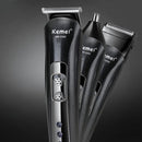 Cortadora de Cabello Eléctrico 3 en 1. Afeitadora. Recortador de Vello Nasal. Incluye accesorios.