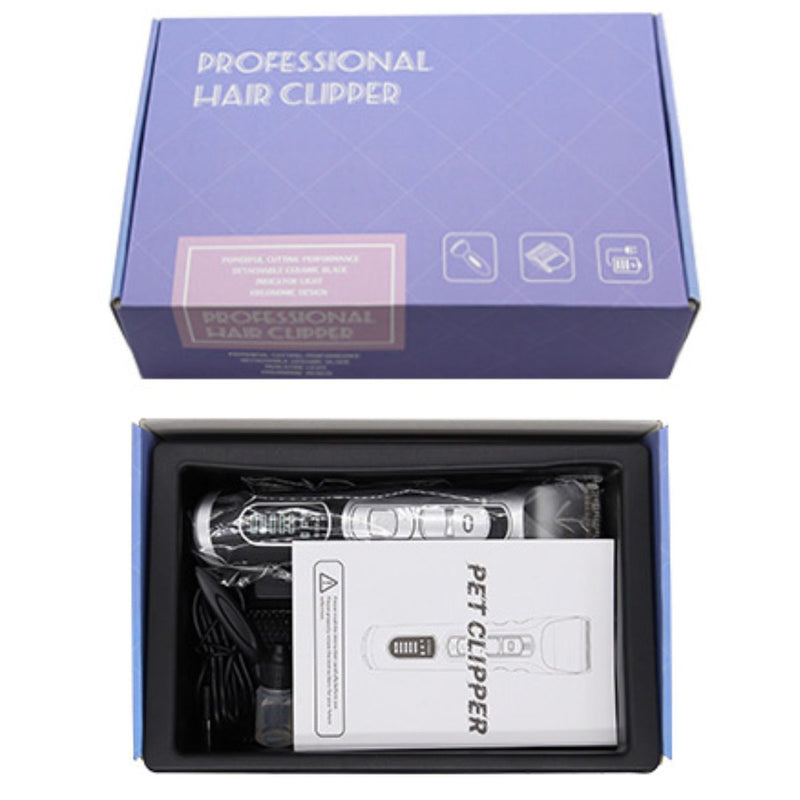 Cortadora de Cabello Eléctrica 2200mAh. Inalámbrica con 3 velocidades. Ideal para Barbero. Incluye accesorios.