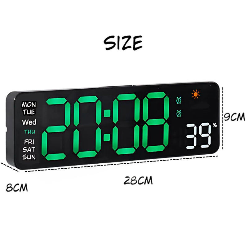 HOT Headfield Reloj Digital De Pared Con Cronometro Reloj