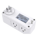 Regleta Toma corrientes de 6 Salidas, 1 Puerto Tipo C y 3 Puertos USB. Adaptador. Regleta. Carga Rápida