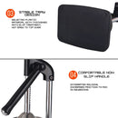 Exprimidor de jugo manual. Con mango largo para cocina. Herramienta extractora de zumo naranja a presión.