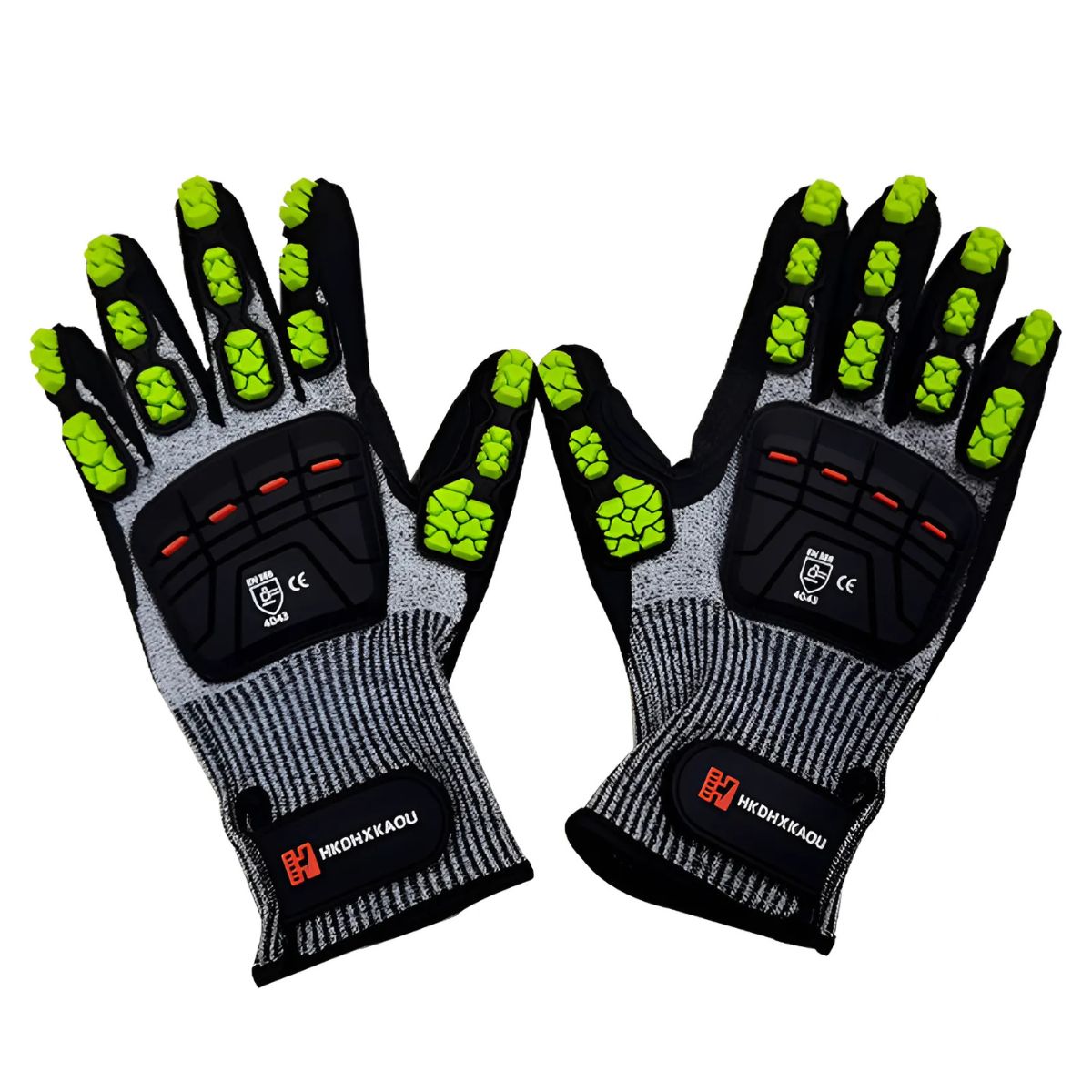 Guantes de Seguridad para mecanico. Antigolpes, Anticorte y Antipinchazos.  Talla L.