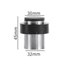 Tope Para Puertas Acero Inoxidable. Amortiguador de Impacto con Fijación Adhesiva o Atornillable.