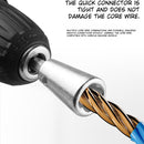 Pelacables eléctrico para taladro. Torsión de alambres. Para pelar cables electricos. Set de 8 piezas (8, 14, 10, 12 AWG) Para electricista.