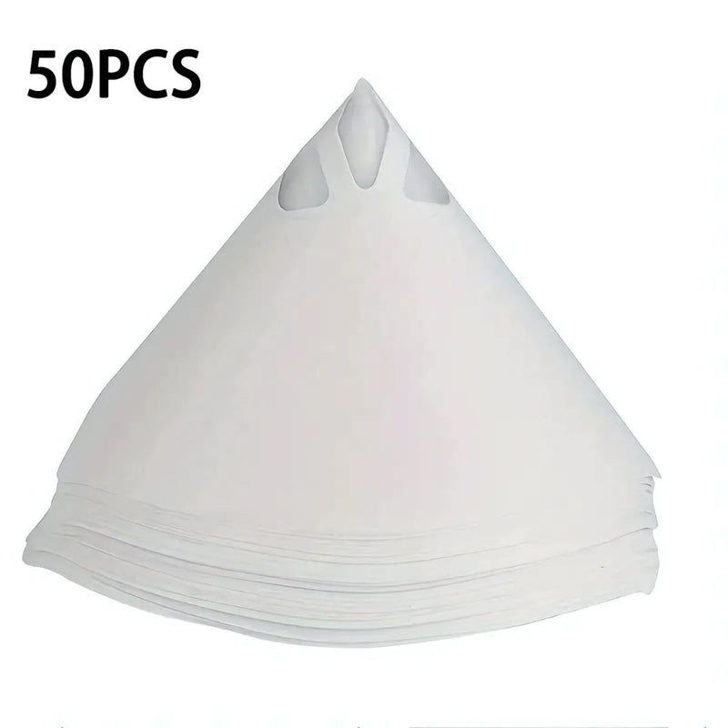 Filtro para pintura. Colador de pintura. Embudo de malla de nailon fino. (Pack de 50 piezas)
