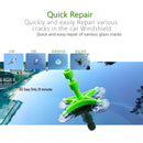 Reparador de Grietas vidrios de Parabrisas. Kit de Reparacion de Cristales Ventanas Vidrios de auto. Reparador de vidrios rotos o astillados.