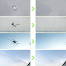 Reparador de Grietas vidrios de Parabrisas. Kit de Reparacion de Cristales Ventanas Vidrios de auto. Reparador de vidrios rotos o astillados.