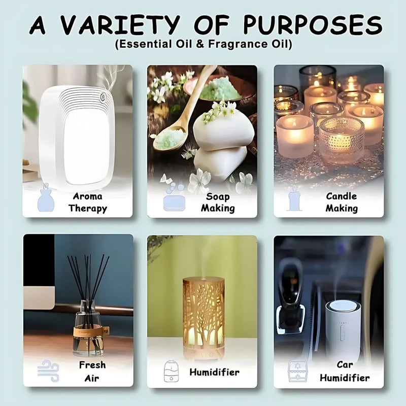 Aceites aromaticos. Fragancias Esenciales. Aromaterapia. Ideal para Difusores de aromas. 500ML (Se vende por unidad)