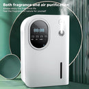 Difusor aromas de Aceites Esenciales. Dispensador de Fragancia Aromático. Ambientador con Capacidad de 160ML y Alcance de 600 m³. Aromaterapia.