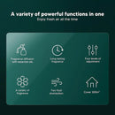 Difusor aromas de Aceites Esenciales. Dispensador de Fragancia Aromático. Ambientador con Capacidad de 160ML y Alcance de 600 m³. Aromaterapia.