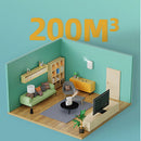 Difusor aromas de Aceites Esenciales. Dispensador Aromático Capacidad de 140ML y Alcance de 200 m³. Aromaterapia.