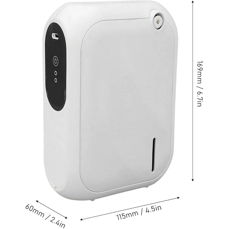Difusor aromas de Aceites Esenciales. Dispensador Aromático Capacidad de 140ML y Alcance de 200 m³. Aromaterapia.