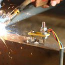 Tierra / Ground Magnético Con Imán Circular Para Soldadura. 36mm de diámetro. Iman para maquina de soldar