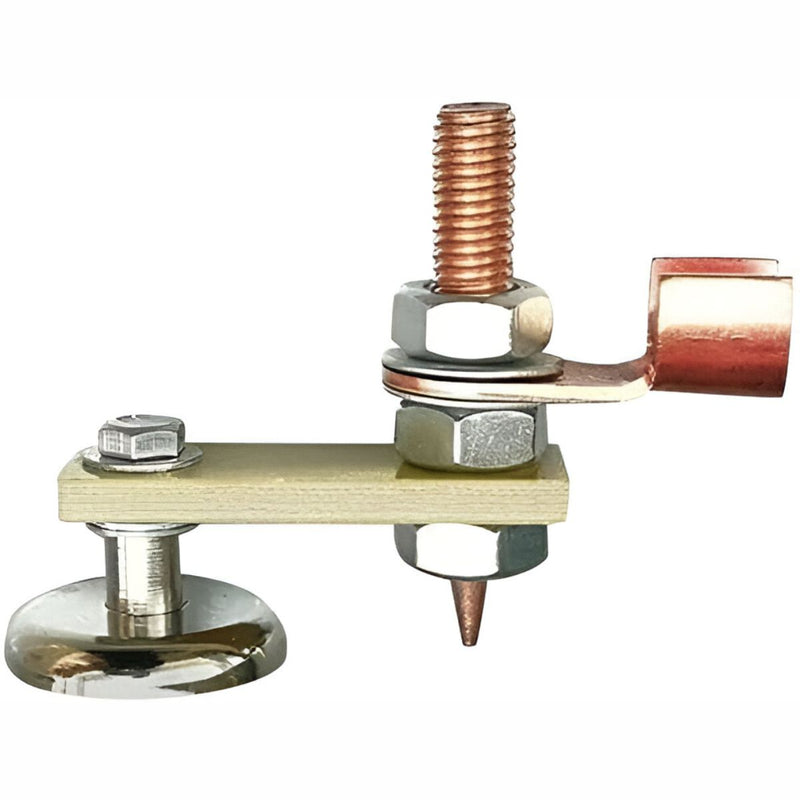 Tierra / Ground Magnético Con Imán Circular Para Soldadura. 36mm de diámetro. Iman para maquina de soldar