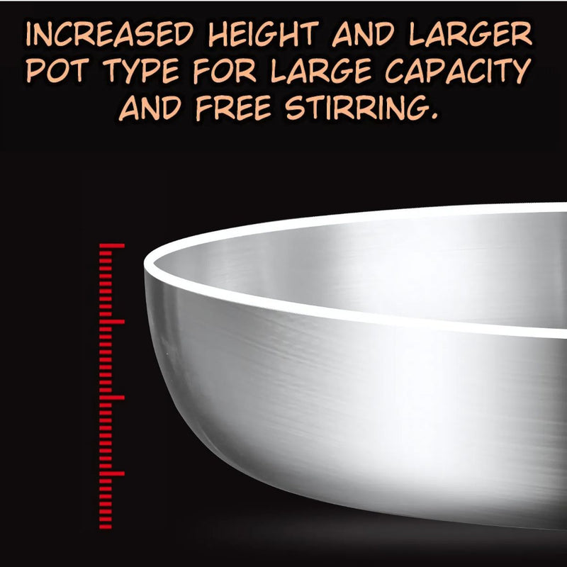 Sartén Antiadherente de Acero Inoxidable 9.4’’ (24cm).