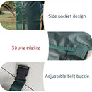 Delantal de Protección para Desmalezadora Wira Corta Grama y Césped. Protector para Guira y Motoguadaña. Mandilón de jardín de seguridad anticorte y anti-arañazos. 140 x 76 cm