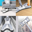 Lampazo twist con mopa de microfibra giratorio 360°. Trapeador con auto escurrido. Incluye Cubo Plegable