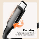 Cable USB-C A USB-C Longitud 2M. Ideal Smartphones, Tablets, Laptops. Carga Rápida.