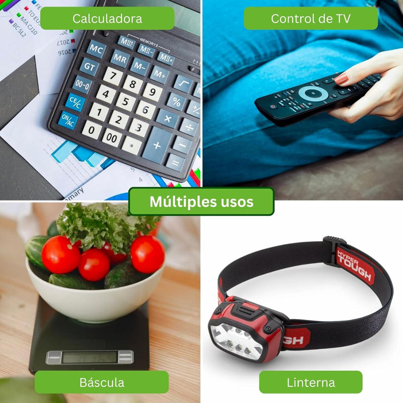 Baterías AAA Recargables Con Carga USB-C, 1.5V 750mWh. Con 1200 Ciclos De Vida. (Pack de 4 unidades)