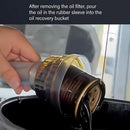 Embudo manos limpias para cambio de filtro de aceite en talleres mecanicos Multifuncional