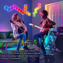 Luces LED paneles de pared Hexagonales Inteligentes. Iluminación Modular RGB con app y control remoto. (Pack de 12 piezas)