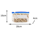 Bolsas De Plástico Tipo Ziploc. 10Cmx20cmx4cm Bolsita Con Cierre Para Almacenamiento. (Caja De 25 Unidades)