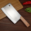 Cuchillo de Carnicero Profesional. Hacha para Cortar picar Huesos, Acero Inoxidable 4CR13, Hoja 5mm.