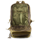 Mochila táctica militar de 45L. Backpack con sistema MOLLE. Bolso impermeable y resistente. Color Caqui.