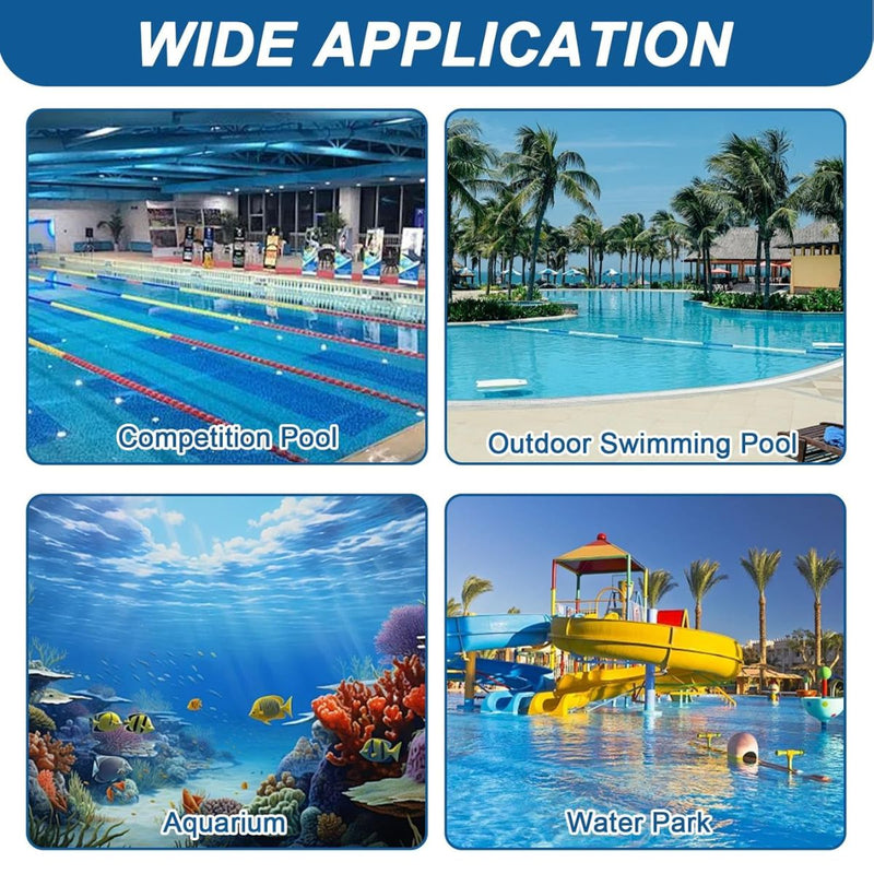 Pastillas de cloro para piscinas. (Pack de 5 pastillas) Tabletas de Cloro Efervescente de 1". 100g