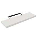 Repisas de pared 80 cm Largo x 23.5 cm Ancho x 38 mm Espesor (1 1/2") color Blanco