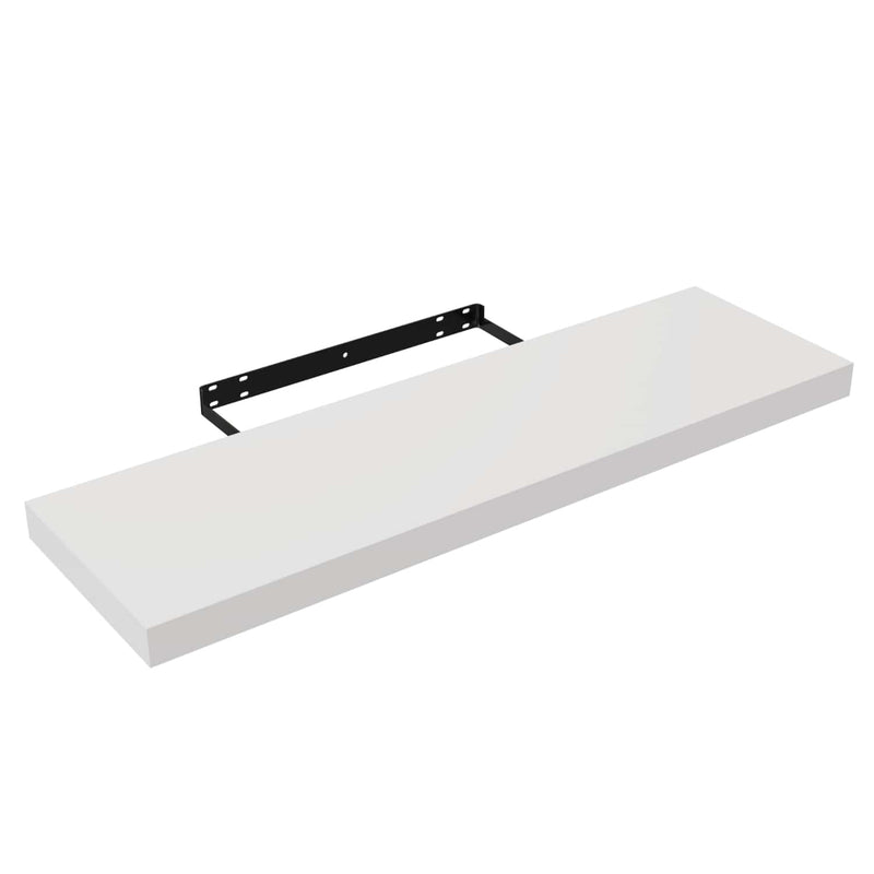 Repisas de pared 80 cm Largo x 23.5 cm Ancho x 38 mm Espesor (1 1/2") color Blanco
