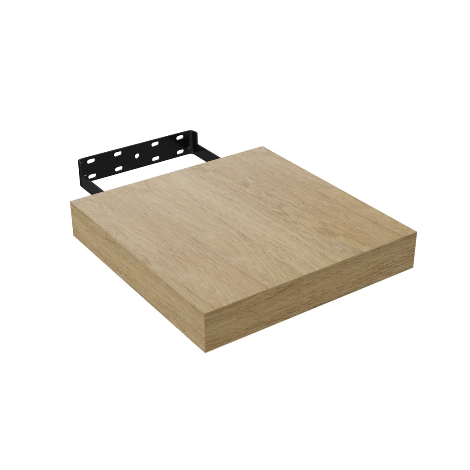 Repisas de pared 23 cm x 23.5 cm x 1 1/2" 38 mm espesor color Madera