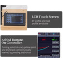 Tostadora de Café Profesional 500g con pantalla táctil 7”. Máquina Tostadora de Café en Grano 1000W. Control Automático, Manual y Artisan.