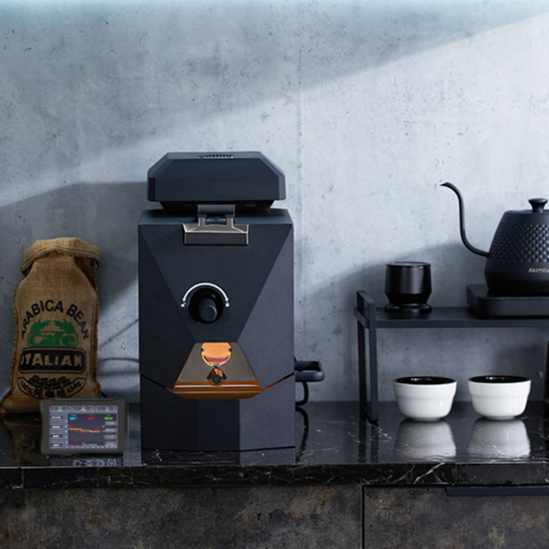 Tostadora de Café Profesional 500g con pantalla táctil 7”. Máquina Tostadora de Café en Grano 1000W. Control Automático, Manual y Artisan.