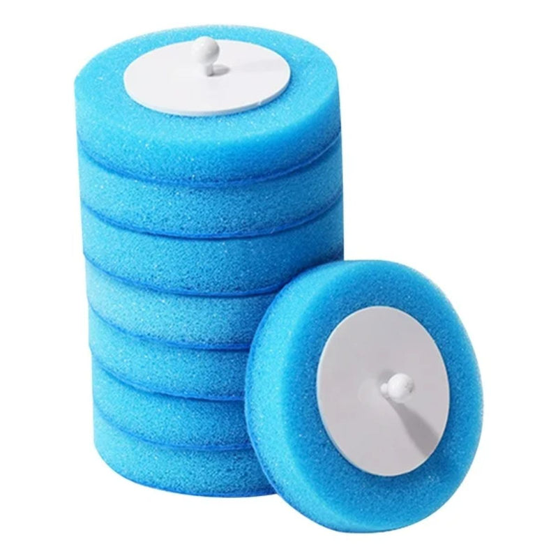 Cabezales para Cepillo Sanitario Desechables con Detergente Integrado (8 Unds). Repuestos de Escobilla de Esponja y Fibra Abrasiva. Compatible con AN74