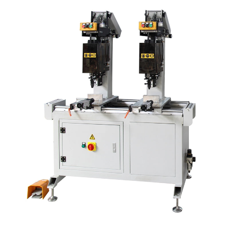 Maquina Atornilladora de Dos Cabezas para Ventanas PVC. Two Head Screwing Machine – Carpintería de Perfiles uPVC