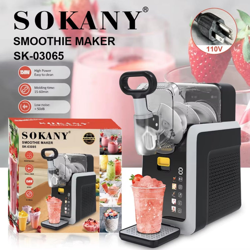 Máquina de granizados 2L Slushie Maker 150W 110V portátil para bebidas frías en casa o negocio