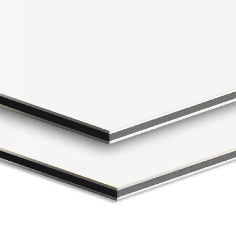Lamina de aluminio compuesto Panel ACM Revestimiento de alta calidad color Blanco B001