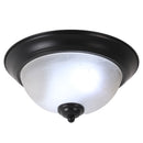 Lámpara de Techo Plafón Color Negro 2XE27 90-305V diámetro 280mm